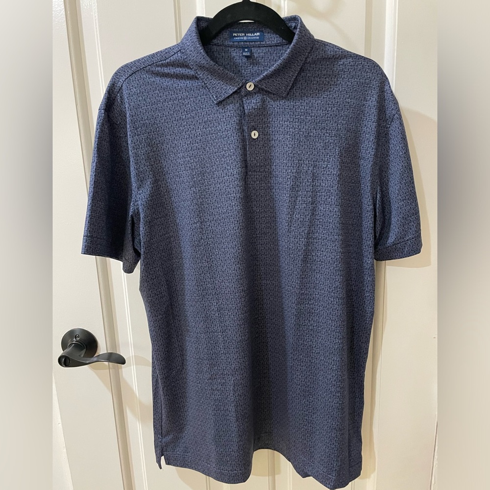 Peter Millar Collared Shirt - Blue/Indigo